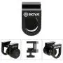 BOYA Smartphone Video Kit with by-MM1 Shotgun Microphone Smartphone Clamp Stablizer Tripod for Video Shooting Vlogging Podcasting