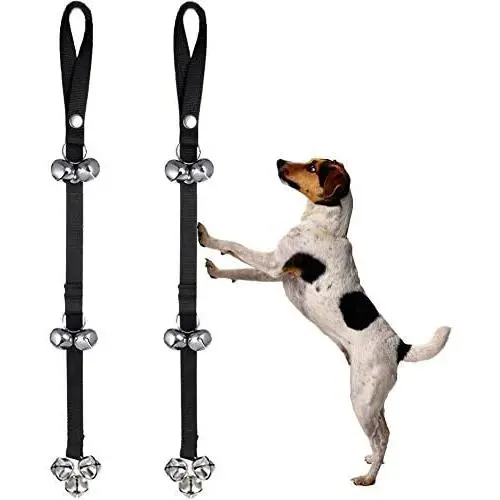 WAFUNNE Dog Doorbells Set of 2 Training Bell Length Adjustable WAFUNNE Dog Doorbells Set of 2 Training Bell Length Adjustable