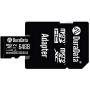 Multipack TF Card 64GB Micro SD Card 4 Pack Plus Adapter. Amplim High Speed 64 GB Class 10 MicroSDXC SDXC Mini Memory Card for Nintendo, Android Phone Samsung LG Moto, GoPro Hero, Drone DJI, Cameras