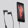 MuveAcoustics Spark Wired in-Ear Headphones - Sports Noise Cancelling Stereo Earbuds with Mic, Black