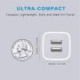 IVELLTARE USB Wall Charger, 4-Pack 2.1A/5V USB Plug Dual Port Charger Block Power Adapter Charging Cube Compatible with iPhone 8/7/6S/6S Plus, X Xs Max XR, Samsung, Android, and More(White)