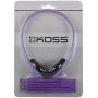 Koss KPH7V Portable On-Ear Headphone with Adjustable Headband - Violet