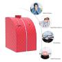 KUPPET Portable Folding Steam Sauna-2L One Person Home Sauna Spa for Full Body Slimming Loss Weight w/Chair, Remote Control, Steam Pot, Foot Rest, Mat (Pink)