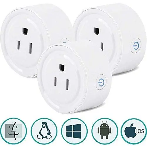 Sintron ST-027 Smart Plug Socket - (3 pcs) Works with iPhone Siri Amazon Alexa Google Home Google Assistant, No Hub Required, Energy Saving A+++, Smart Phone/PC/Mac/Linux/Windows/iOS/Android Sintron ST-027 Smart Plug Socket - (3 pcs) Works with iPhone Siri Amazon Alexa Google Home Google Assistant, No Hub Required, Energy Saving A+++, Smart Phone/PC/Mac/Linux/Windows/iOS/Android