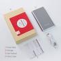 Portable Charger Yoobao Power Bank Apple & Micro Input 8000mAh Compact Powerbank External Cellphone Battery Backup Pack Compatible iPhone X 8 7 6 Plus Android Smartphone Samsung Galaxy etc- Gray