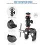 SMALLRIG Cool Ballhead Arm Super Clamp Mount Multi-Function Double Ball Adapter with Bottom Clamp for Ronin-M, Ronin MX, Freefly MOVI - 1138