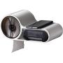Toilet Paper Holder - Wall Mounted Waterproof Paper Holder Bathroom Paper Roll Holder with Smartphone Holder Shelf, No Drilling Waterproof Toilet Paper Holder, Large Dual Capacity