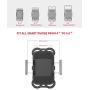 Bike Phone Mount, Motorcycle Phone Mount Bicycle Mobile Phone Stand, Bicycle, Motorcycle 360-degree rotatable, Rubber Strap, Universal Base Clip for iPhone Android Smartphones