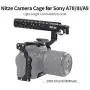 NITZE A7III/A7RIII Camera Cage for Sony A7III/A7RIII with Top Handle and HDMI Cable Clamp - SHT03B NITZE A7III/A7RIII Camera Cage for Sony A7III/A7RIII with Top Handle and HDMI Cable Clamp - SHT03B