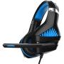 Gaming Headset, Beexcellent Gaming Headphone with Microphone for PS4/Xbox One(Adapter Need)/Nintendo Switch(Audio)/PC/Controller/Cellphone-Easy Volume Control with LED Lighting 3.5MM Jack(GM-5 Blue)
