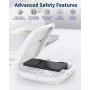 [2020 Latest] Wireless Charger, Powlaken Qi-Certified 3 in 1 Wireless Charging Box for Apple Watch 5/4/3/2/1 AirPods Pro/2/1, Fast Wireless Charging Station for iPhone 11 Pro max/11 Pro/11/Xs Max