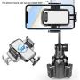Car-Cup-Holder-Phone-Mount Adjustable Pole Automobile Cup Holder Smart Phone Cradle Car Mount for iPhone 11 Pro/XR/XS Max/X/8/7 Plus/6s/Samsung S10 /Note 9/S8 Plus/S7 Edge(Grey)