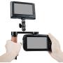 CAMVATE Wooden Handle Grip L-Shape with Shoe Mount for RoninS/Zhiyun Crane Series Handheld Gimbal