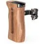 SMALLRIG Side Wooden Handle Grip for DSLR Camera Cage w/Cold Shoe Mount, Threaded Holes, Direction Changeable - 2093 SMALLRIG Side Wooden Handle Grip for DSLR Camera Cage w/Cold Shoe Mount, Threaded Holes, Direction Changeable - 2093