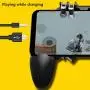 LICHIFIT Mobile Game Controller Turnover Button Gamepad six-Finger Phone Handle Gaming Trigger Fire Aim Key for PUBG iOS Android