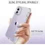 LONTECT for iPhone 11 Case Built-in Screen Protector Glitter Clear Sparkly Bling Rugged Shockproof Hybrid Full Body Protective Case Cover for Apple iPhone 11 6.1 2019, Clear/Silver Glitter LONTECT for iPhone 11 Case Built-in Screen Protector Glitter Clear Sparkly Bling Rugged Shockproof Hybrid Full Body Protective Case Cover for Apple iPhone 11 6.1 2019, Clear/Silver Glitter