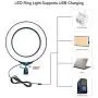 Yosoo Mobile Phone Live Photography Selfie Lamp Stepless Dimming LED Ring Fill Lights Yosoo Mobile Phone Live Photography Selfie Lamp Stepless Dimming LED Ring Fill Lights