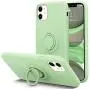 KUMEEK for iPhone 11 Case Fingerprint | Kickstand | Anti-Scratch | Microfiber Liner Shock Absorption Gel Rubber Full Body Protection Liquid Silicone Case for iPhone 11- Matcha KUMEEK for iPhone 11 Case Fingerprint | Kickstand | Anti-Scratch | Microfiber Liner Shock Absorption Gel Rubber Full Body Protection Liquid Silicone Case for iPhone 11- Matcha