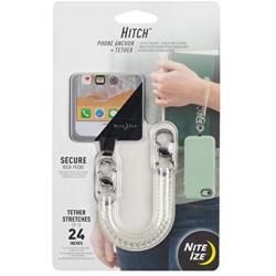 Nite Ize Hitch Plus Tether - Universal Phone Case Anchor and Tether for Drop Protection - Clear Tether