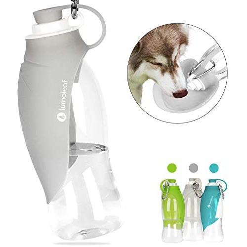 LumoLeaf Water Bottle for Dogs, Portable Dog Water Bottle, 20 Oz Pet Travel Water Bottle