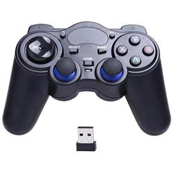 SAVARIA - 2.4GHz Wireless Game Controller Rechargeable Gamepad PC for Smart Phone Joystick for Android TV Box Tablet Game Accessories