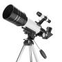 FMG 70mm Refractor Telescope for Kids & Beginners with Tripod, Moon Mirror & Finder Scope with 3 Magnification eyepieces, Barlow lens, Erecting eyepiece