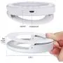 DAVID ROCCO Selfie Light Ring, 3.5 inch Rechargeable Clip on LED Ring Light Camera Ringlight with 40 LEDs for iPhone Android Smart Phone Photography, YouTube Video, Makeup (White) DAVID ROCCO Selfie Light Ring, 3.5 inch Rechargeable Clip on LED Ring Light Camera Ringlight with 40 LEDs for iPhone Android Smart Phone Photography, YouTube Video, Makeup (White)