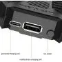 SBQF AK77 PUBG Controller Helper Mobile Phone Radiator Six Fingers Linkage Game Button Physical Compression Quick Shooting Handle (Color : No Battery)