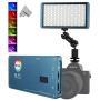 Falcon Eyes F7 RGB Led Pocket Fill Light, CRI: 97, 2500K-9000K Adjustable, 0-100% Stepless Dimming, OLED Display, Multiple Scenario Mode, Built-in Battery for Vlog, YouTube, Live Video, Film Maker