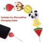 TUPARKA 18 Pcs Cable Protector for iPhone Charging Cable, Plastic Cute Fruit Drink Bottle Animal Unicorn Charging Cable Saver, USB Cable Saver Phone Accessory Protect Charger Cable