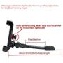 Motorcycle Phone Mount,DHYSTAR Universal Cell Phone Holder Mount Bracket Stand for Motorcycle,Scooter,Motorbike Install on Handelbar Mirror Base, Adjustable Fits 4" to 7" Smartphones -Black