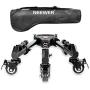 Neewer Photography Professional Heavy Duty Tripod Dolly with Rubber Wheels and Adjustable Leg Mounts for Canon Nikon Sony DSLR Cameras Camcorder Photo Video Lighting