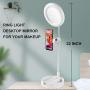 Tabletop 6.2 Ring Light with Stand, Surwit LED Ring Light & Phone Holder for iPhone Android, Ringlight for Live Stream/Makeup/Photography/YouTube Video