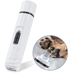 DELOMO Pet Nail Grinder for Dogs & Cat Quiet, 2 Speed and 3 Ports Nail Grinder, Electric Dog Nail Trimmers, Portable and Rechargeable Dog Nail Grinder for Large Dogs, Trimming your Pets Nail Smoothing