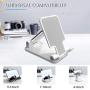 Cell Phone Stand,Angle Height Adjustable Cell Phone sStand for Desk,Fully Foldable Phone Holder Stamd,Cradle,Dock,Tablet Stand,Compatible with All MobilePhone/iPad/Kindle/Tablet