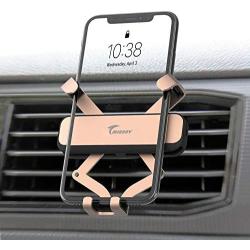 TMINNOV Car Phone Mount,Gravity Universal Air Vent Car Phone Holder Mini,Compatible with iPhone,Samsung and Other Series 4.0-6.5 Inch Phone