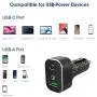 Fast USB C Car Charger, Zealife 63W Type C Car Adapter with Power Delivery & Quick Charge 3.0 Technology, Compatible iPhone 11 Pro Max/XR/XS Max/X, Galaxy S10/S9, Pixel 3a/3/XL, iPad Pro,MacBook Air