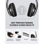 Mpow 059 Bluetooth Headphones Over Ear, Hi-Fi Stereo Wireless Headset, Foldable, Soft Memory-Protein Earmuffs, w/Built-in Mic Wired Mode, for Online Class, Home Office, PC/Cell Phones/TV