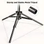 10.2 inch Selfie Ring Light with Tripod Stand & 2 Phone Holders, LETSCOM Dimmable LED Beauty Camera Ringlight for Makeup/Photography/YouTube Videos/Vlog/TIK Tok/Live, Compatible with iPhone & Android 10.2 inch Selfie Ring Light with Tripod Stand & 2 Phone Holders, LETSCOM Dimmable LED Beauty Camera Ringlight for Makeup/Photography/YouTube Videos/Vlog/TIK Tok/Live, Compatible with iPhone & Android