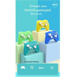 ipega-PG-SW022 Mini Wireless Gamepad Controller for N-Switch /PS3 Galaxy S10/S10+ Galaxy S20 LG Oppo VIVO MI Android Smartphone Tablet with Vibrating six-axis Function (Win 7 and Above) (Light Blue)