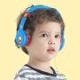 Kids Headphones - Funcl On-Ear Stereo Kids Headsets for Boys/Girls/Children/Teens, HD Microphone, Safe Materials, Limited Volume, 3.5mm Jack, iPads/Smartphones/Tablets/Laptops/Kindles (Space)