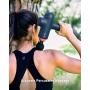 Massage Gun for Women, Handheld Percussion Neck Shoulder Muscle Relaxation Lower Back Pain Relif Lightweight Portable 3 Speed Level 4 Massage Head Quiet Portable