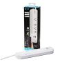Geeni 4 Smart Surge Protector (2 USB Outlets) – No Hub Wireless Remote Control and Timer –Works with Amazon Alexa, Google Assistant & Microsoft Cortana, Requires 2.4 GHz Wi-Fi, White