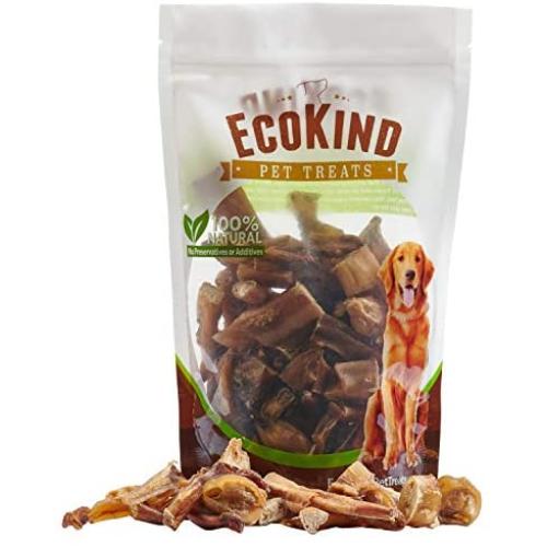 EcoKind Pet Treats All-Natural Premium 1-4 Inch Bully Stick Bites for Dogs | 16 Oz. Bag | Delicious Protein Rich Dog Chews