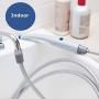 Waterpik PES-142 Pet Wand Dog Shower for Indoor-Outdoor Use, 10.5", Blue/Grey