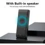 Mp3 Player with FM Radio and Voice Recorder, Ultra Slim Music Player with Video Play Text Reading and Build-in Speaker Support up to 128GB, Music Earphone Included (Black)