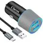Rapid USB C Car Charger, Compatible for Samsung Galaxy S20/S20 Plus/S20 Ultra/S10+/S10e/Note 10/Note 10 Plus/9/8/S9+/S8/A50/A70, Quick Charge 3.0 Dual USB 18W Fast Car Charger with Type C Cable 3.3ft Rapid USB C Car Charger, Compatible for Samsung Galaxy S20/S20 Plus/S20 Ultra/S10+/S10e/Note 10/Note 10 Plus/9/8/S9+/S8/A50/A70, Quick Charge 3.0 Dual USB 18W Fast Car Charger with Type C Cable 3.3ft