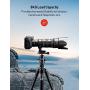 ESDDI Camera Tripod, DSLR Tripod with 360° Ball Head, 64" Aluminum Tripod with Monopod 1/4" Quick Release Plate and Phone Holder for Vlog,Travel and Work