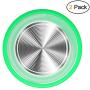 2PACK Q8plus Round Game Joystick,Touch Screen Controller,360 Touch Screen Game Thumb Stick for Mobile Phone Tablet Charm (Green)