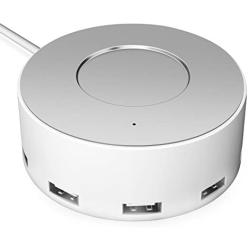 Vogek 6-Port USB Charger Desktop Charging Station with Smart Identification (White)